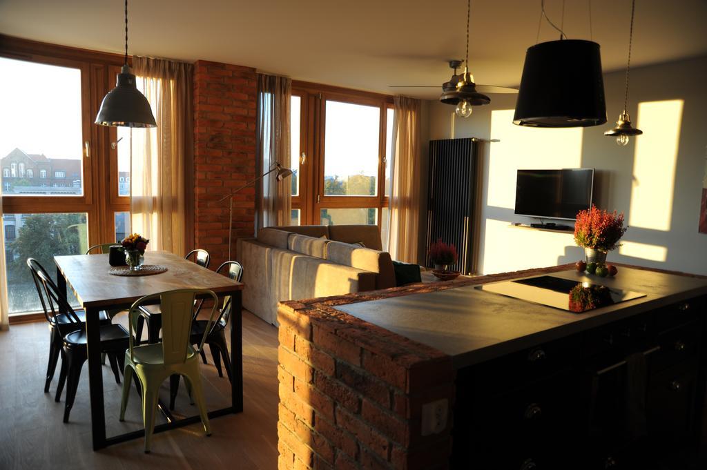 Staywin Riverfront Lofts Gdańsk Szoba fotó